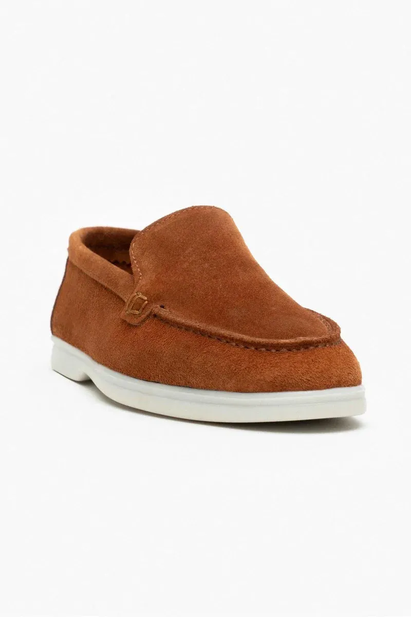Contrast Sole Loafers