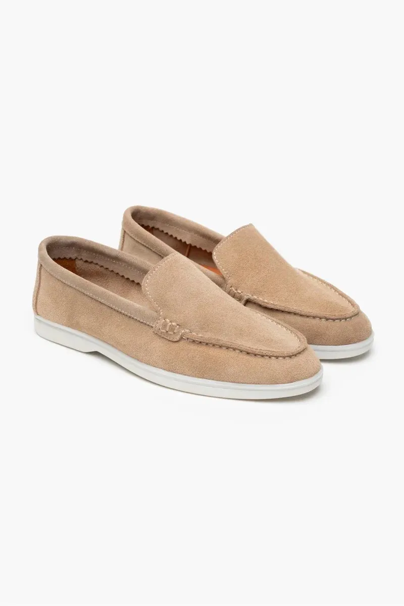 Contrast Sole Loafers