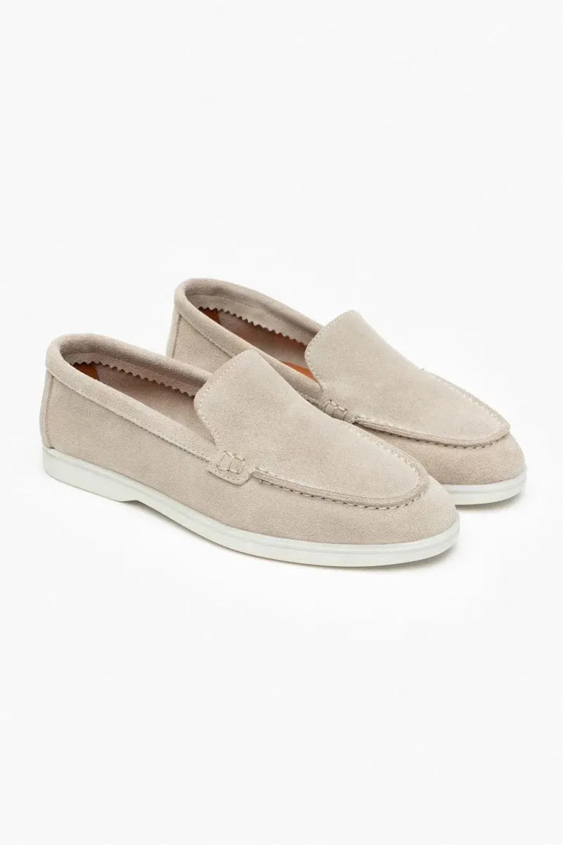 Contrast Sole Loafers