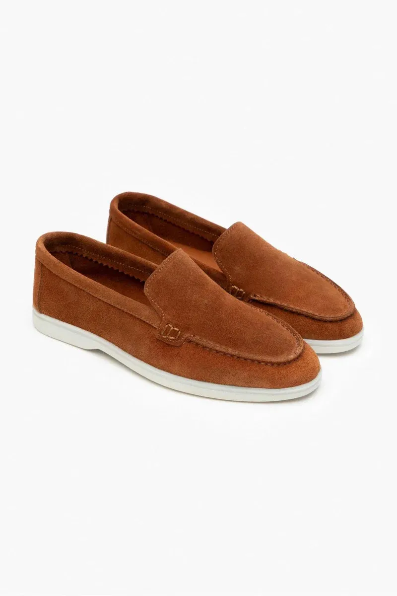 Contrast Sole Loafers