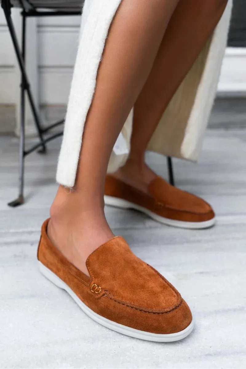 Contrast Sole Loafers