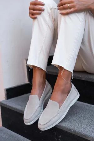 Contrast Sole Loafers