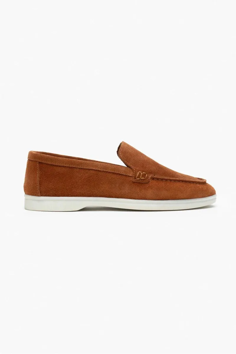 Contrast Sole Loafers