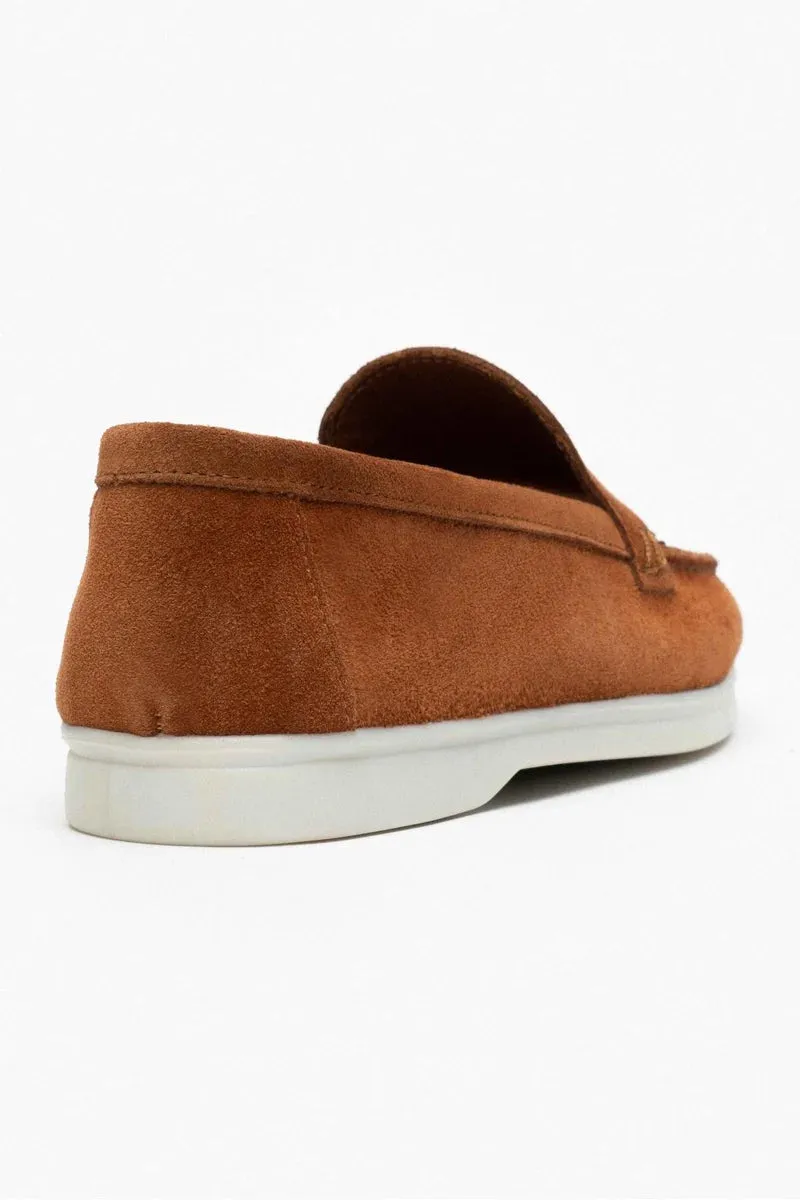 Contrast Sole Loafers