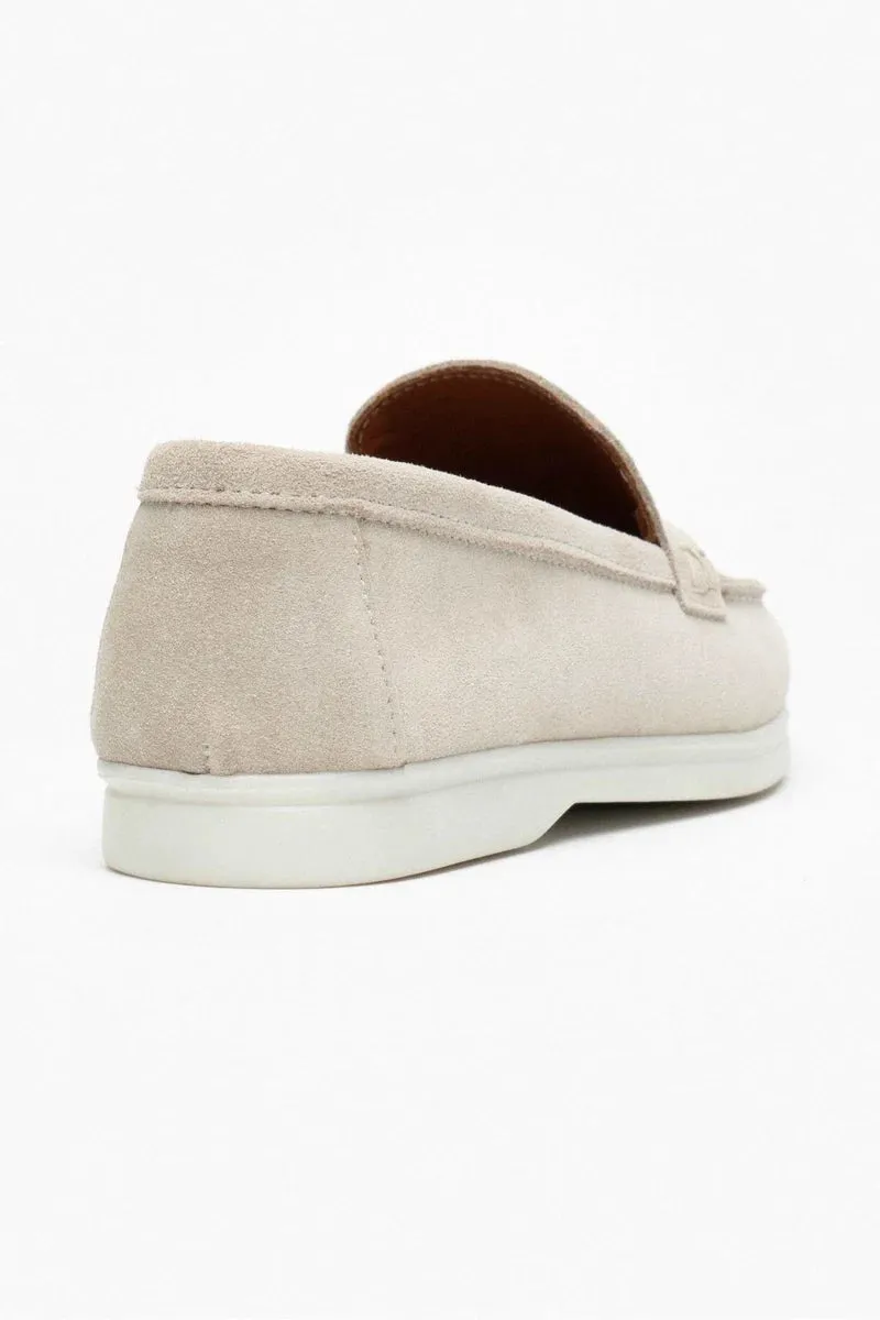 Contrast Sole Loafers
