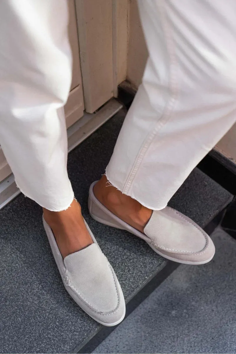 Contrast Sole Loafers
