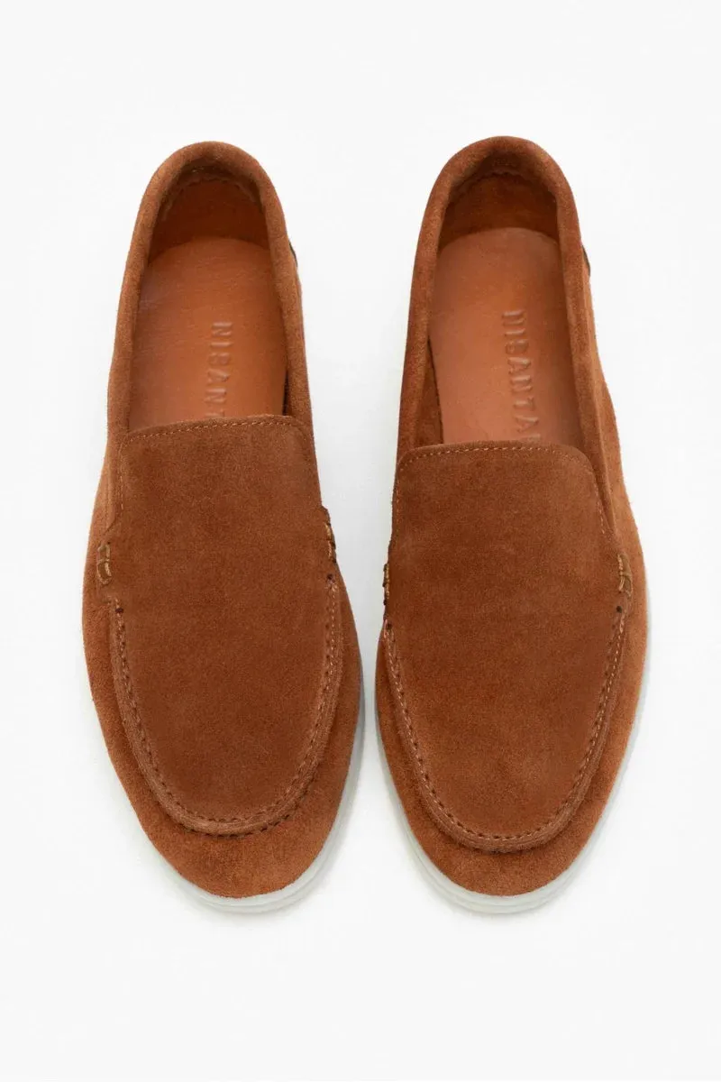 Contrast Sole Loafers