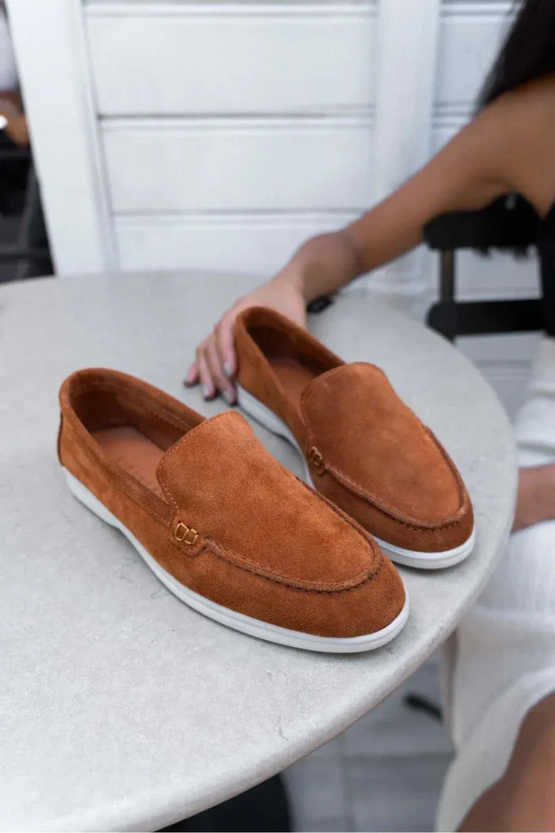 Contrast Sole Loafers
