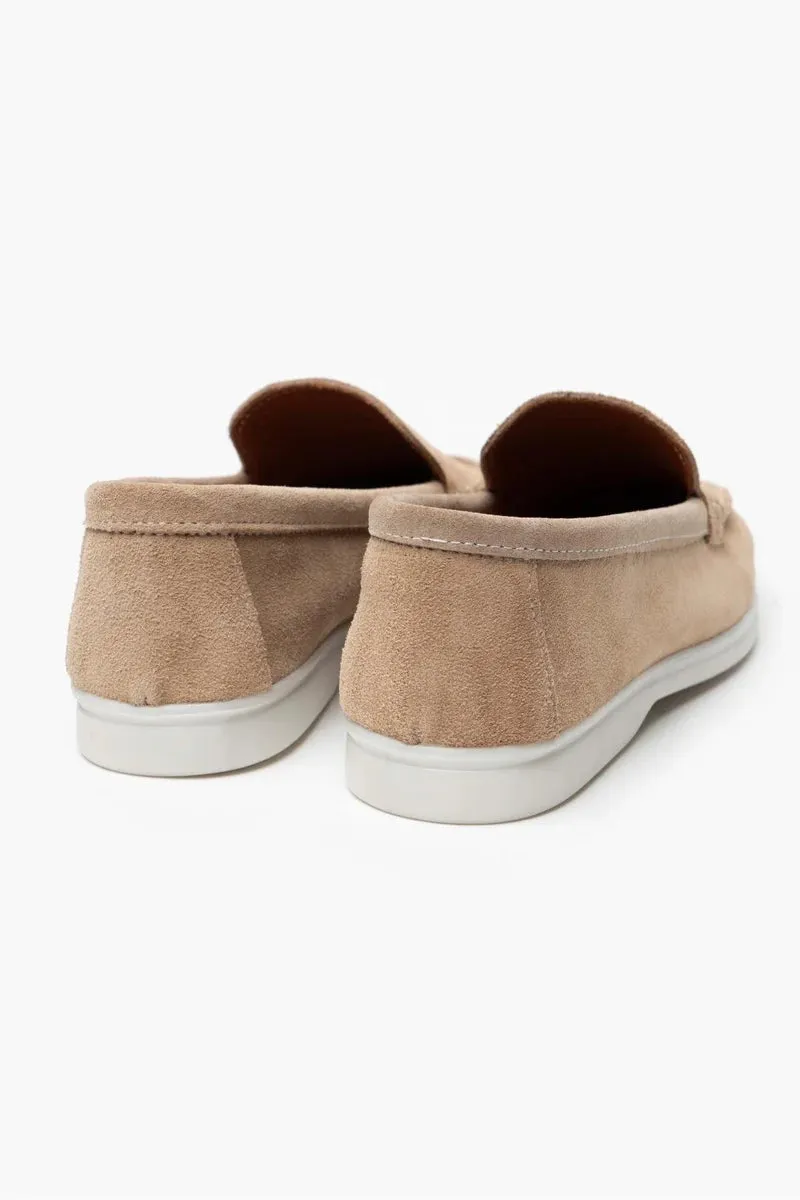Contrast Sole Loafers