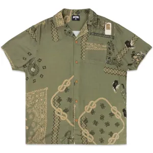 Dirk SS Woven (DEEP LICHEN GREEN)