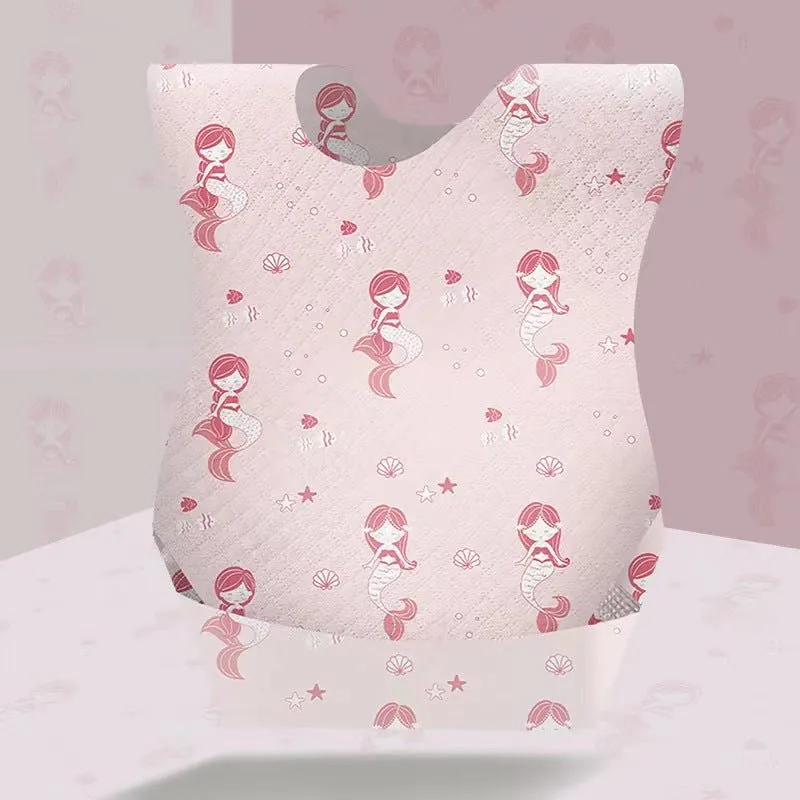 Disposable Baby Bibs (10PC Individual Bibs)