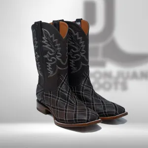 DJ1042 | Don Juan Boots Men's Mad Dog Chocolate Rhombus