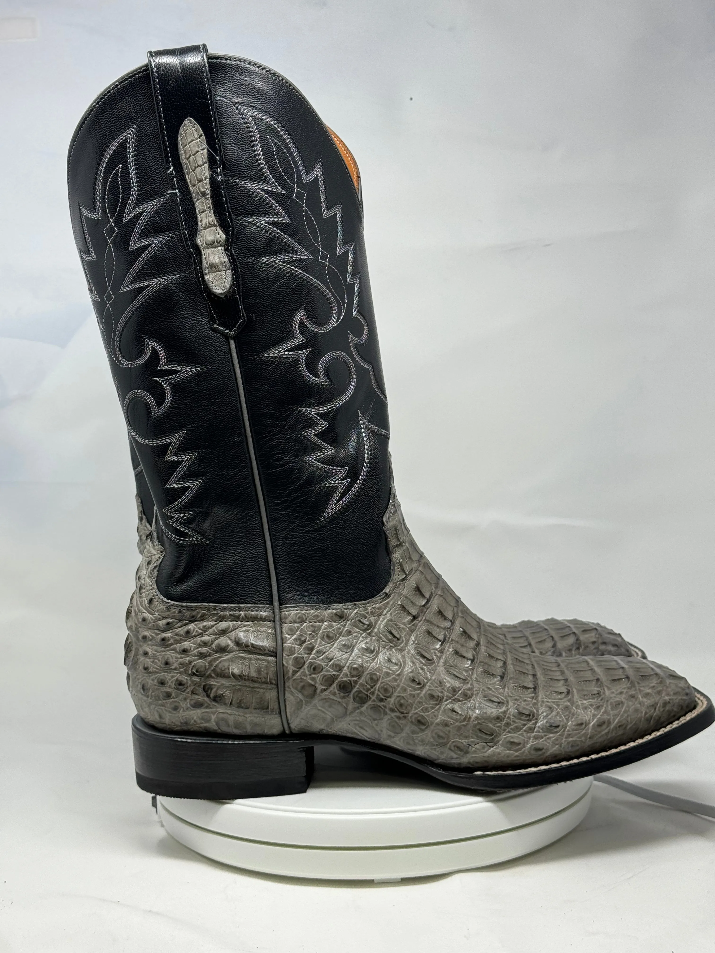 DJ2037 | Don Juan Boots Men's Caiman Back Dark Grey H Tor P