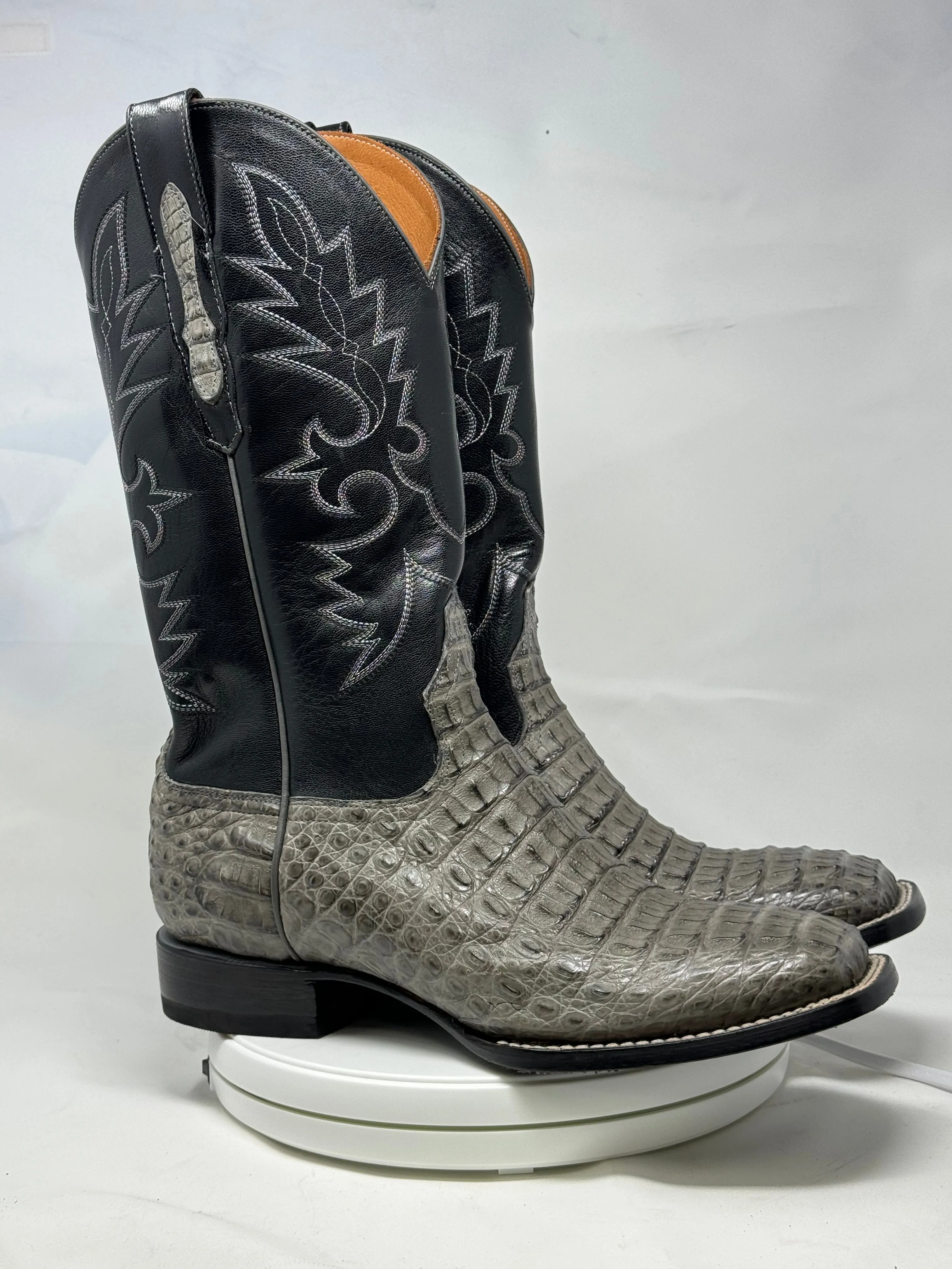 DJ2037 | Don Juan Boots Men's Caiman Back Dark Grey H Tor P