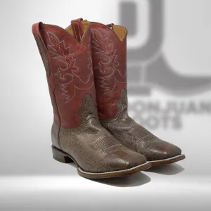 Dj3015 | Don Juan Boots Men's Ostrich Belly Kango Tobac Htoe