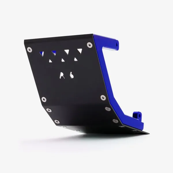 EBMX Blue Aluminum Bash Plate for Light Bee