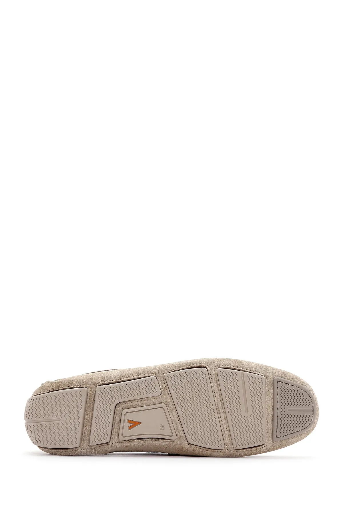 Erkek Bej Deri Casual Loafer