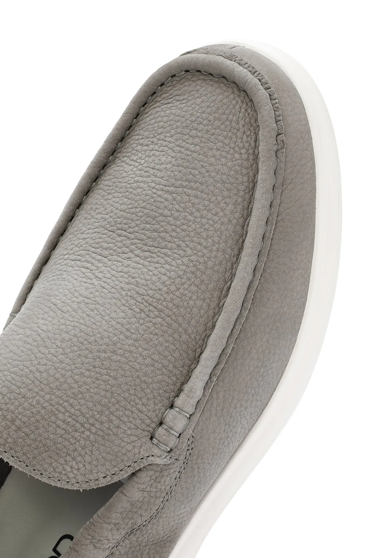 Erkek Gri Casual Loafer