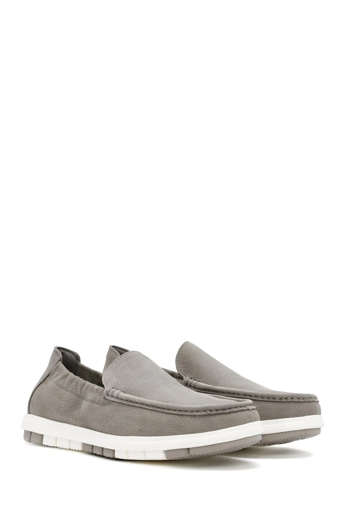 Erkek Gri Casual Loafer