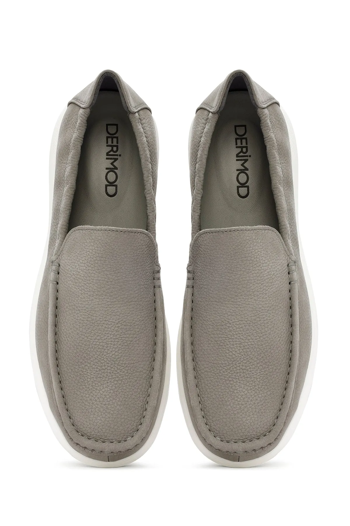 Erkek Gri Casual Loafer