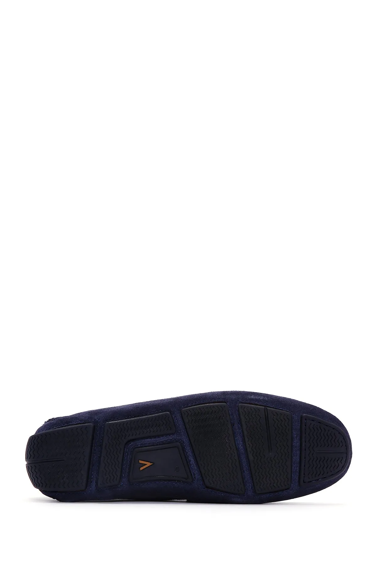 Erkek Lacivert Deri Casual Loafer