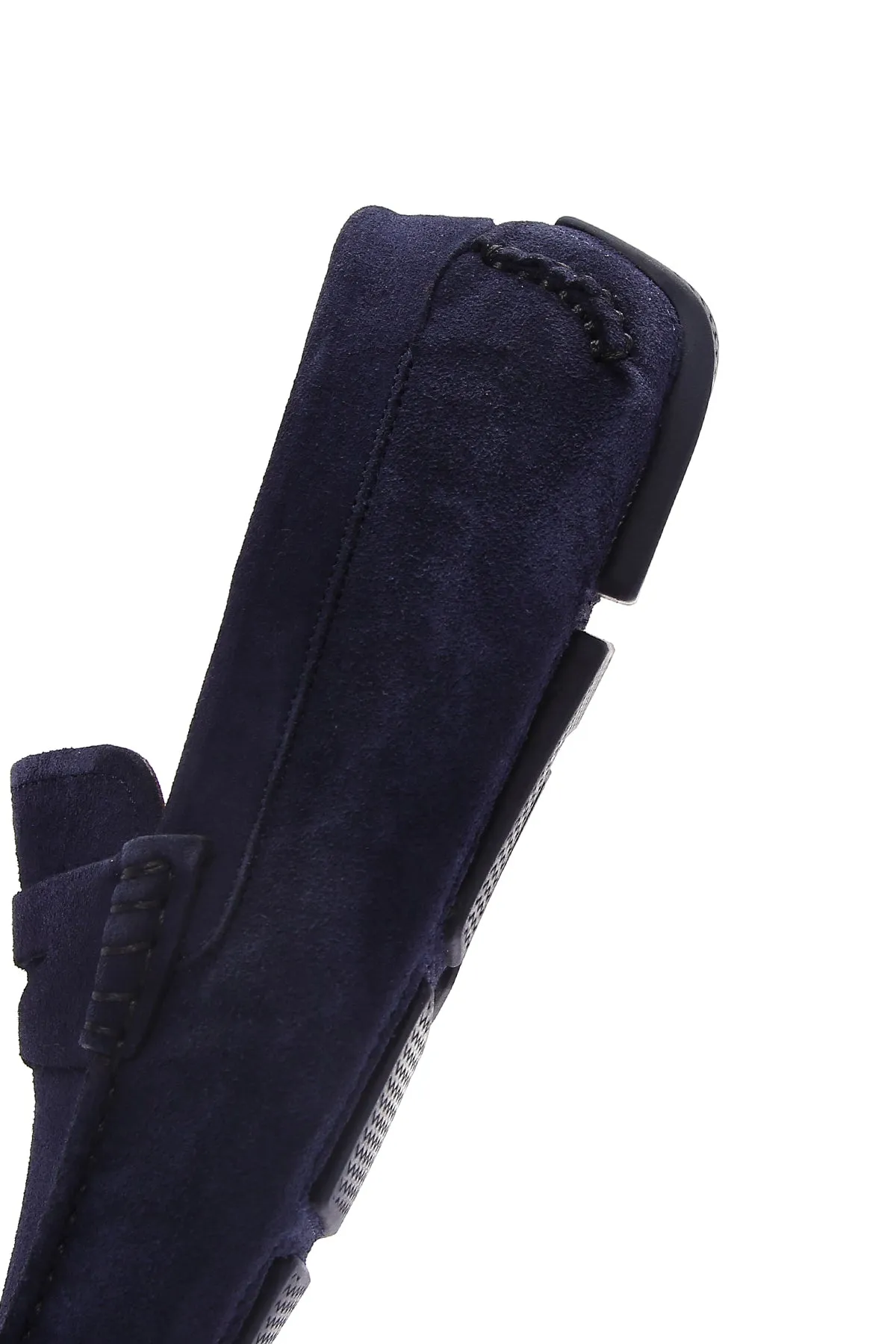 Erkek Lacivert Deri Casual Loafer