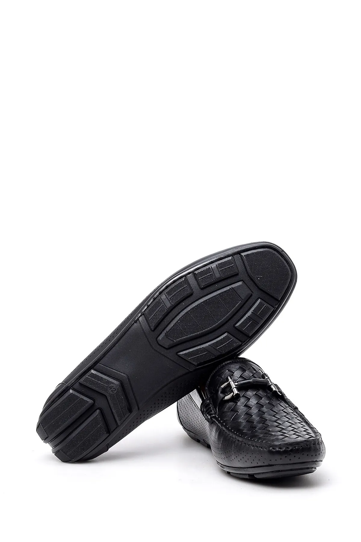 Erkek Tokalı Deri Loafer