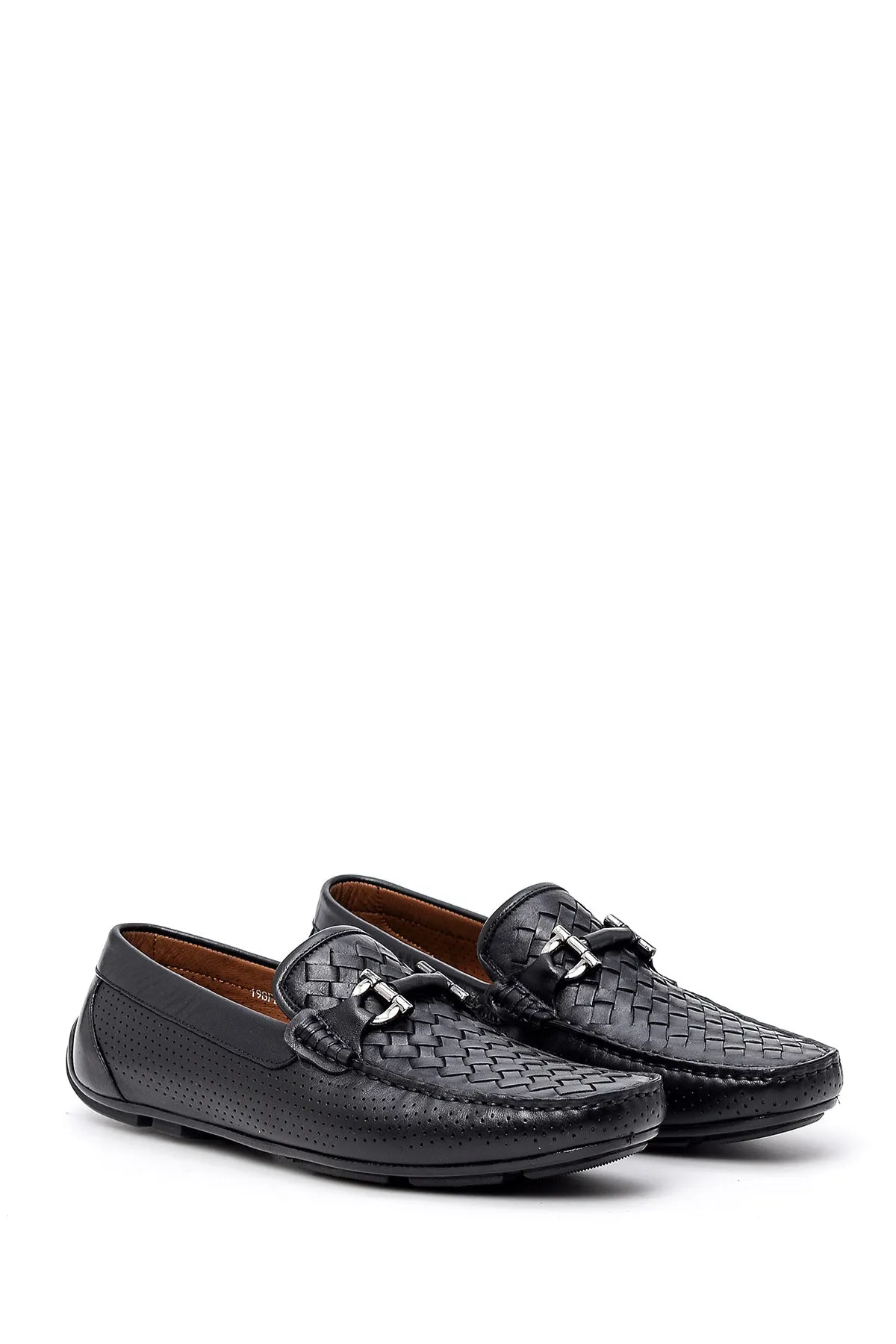 Erkek Tokalı Deri Loafer