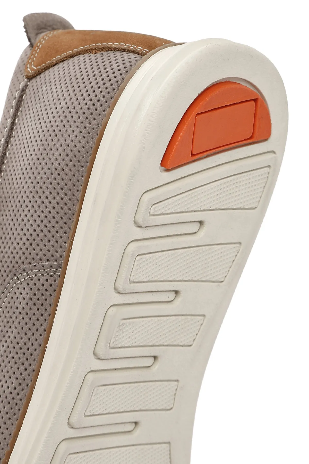 Erkek Vizon Nubuk Deri Casual Loafer
