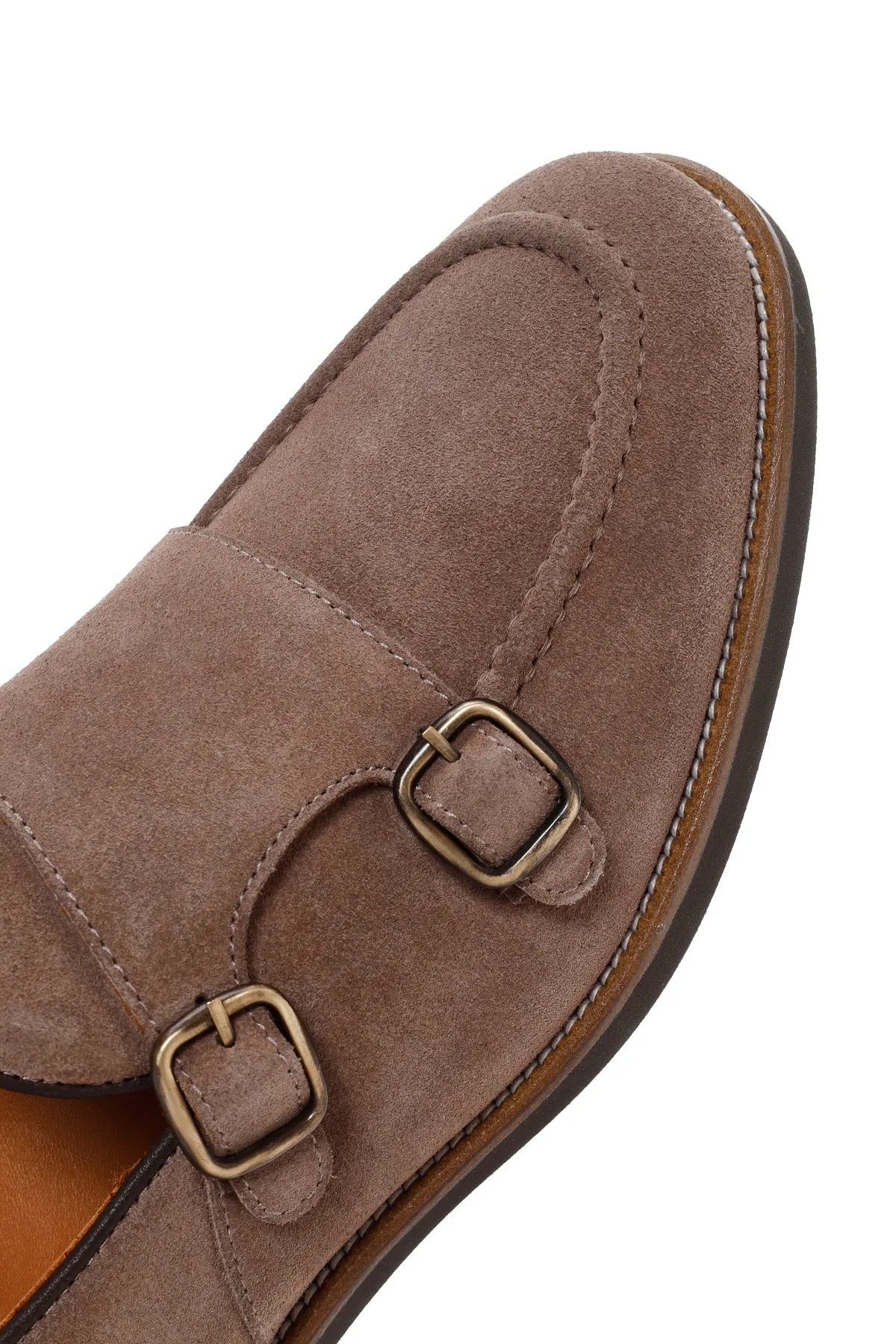 Erkek Vizon Süet Deri Casual Loafer