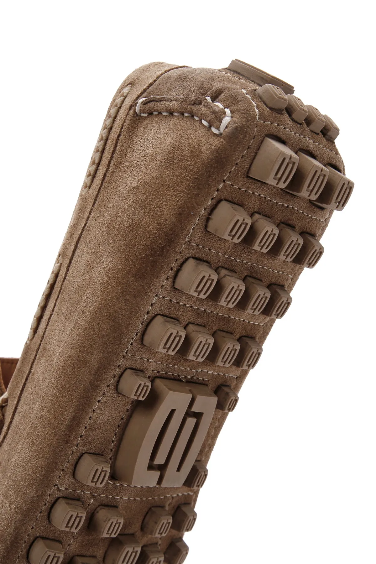 Erkek Vizon Süet Deri Casual Loafer