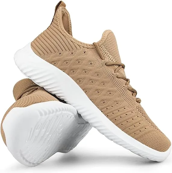 FEETHIT Womens Non-slip Walking Sneaker Sandy