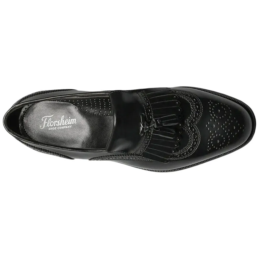 Florsheim Lexington Black Wingtip Loafer