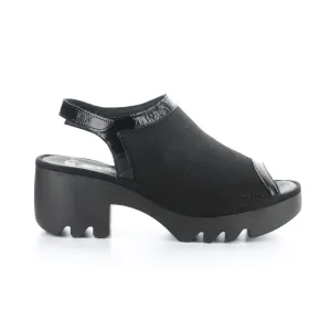 Fly London TEIF577FLY Cupido Leather Women's Heels Sandals