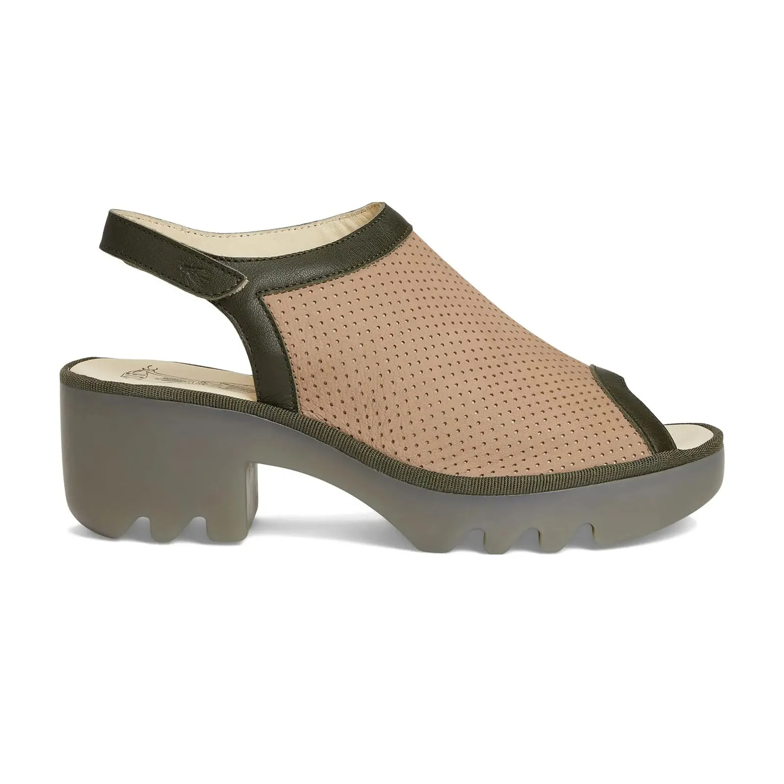 Fly London TEIF577FLY Cupido Leather Women's Heels Sandals
