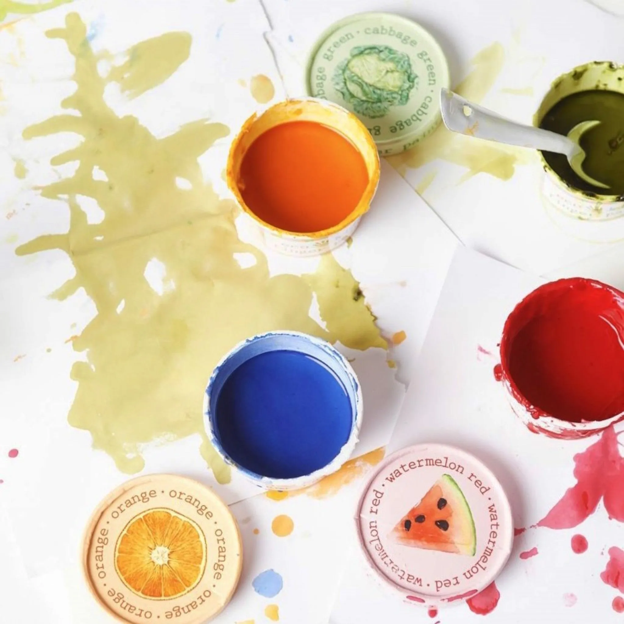 Food Safe Children's Finger Paints
