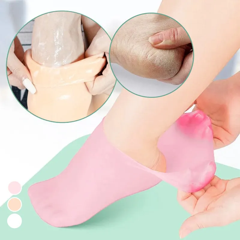 Foot Spa Pedicure Silicone Socks (1 1 PAIR FREE TODAY!)