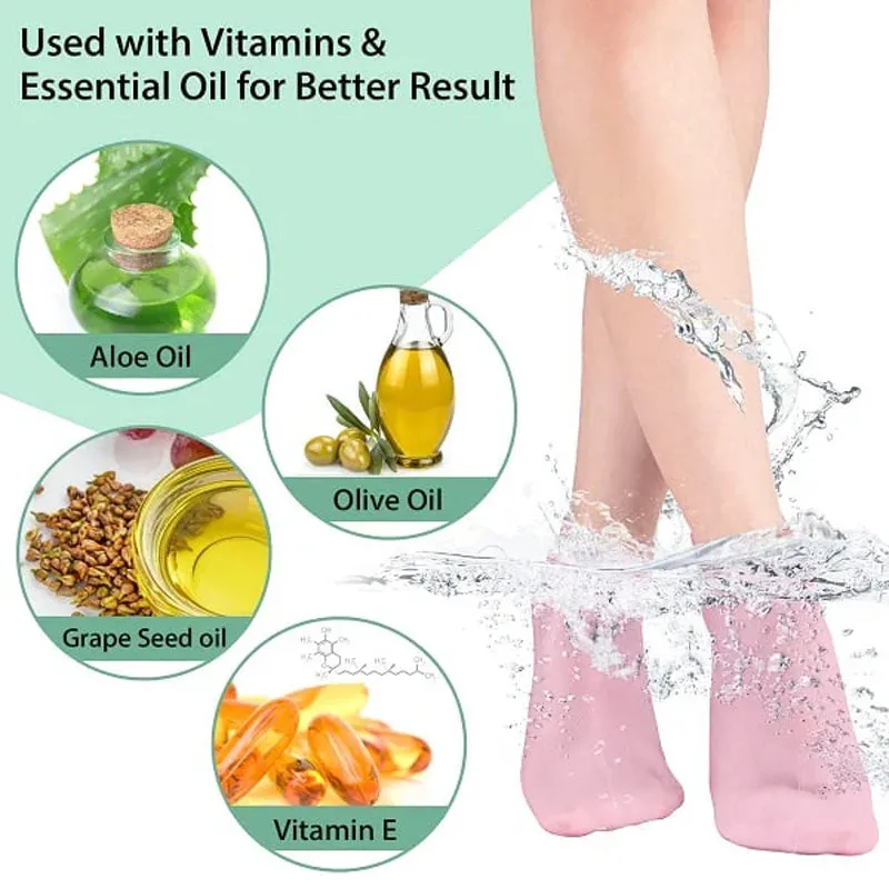 Foot Spa Pedicure Silicone Socks (1 1 PAIR FREE TODAY!)
