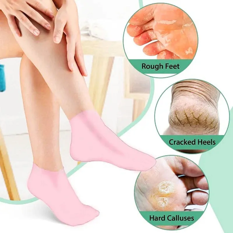 Foot Spa Pedicure Silicone Socks (1 1 PAIR FREE TODAY!)