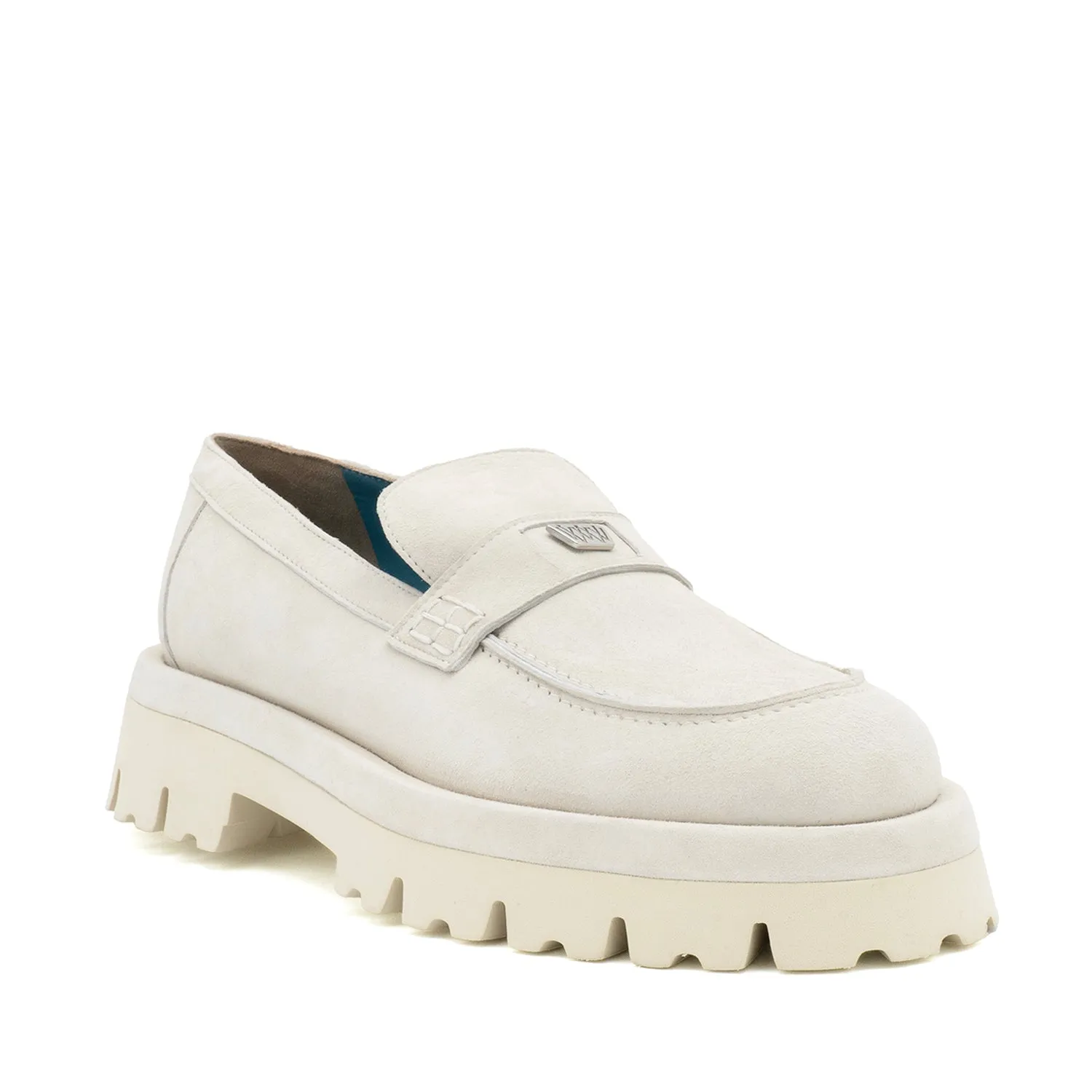 Francesca Loafer Ivory Cashmer