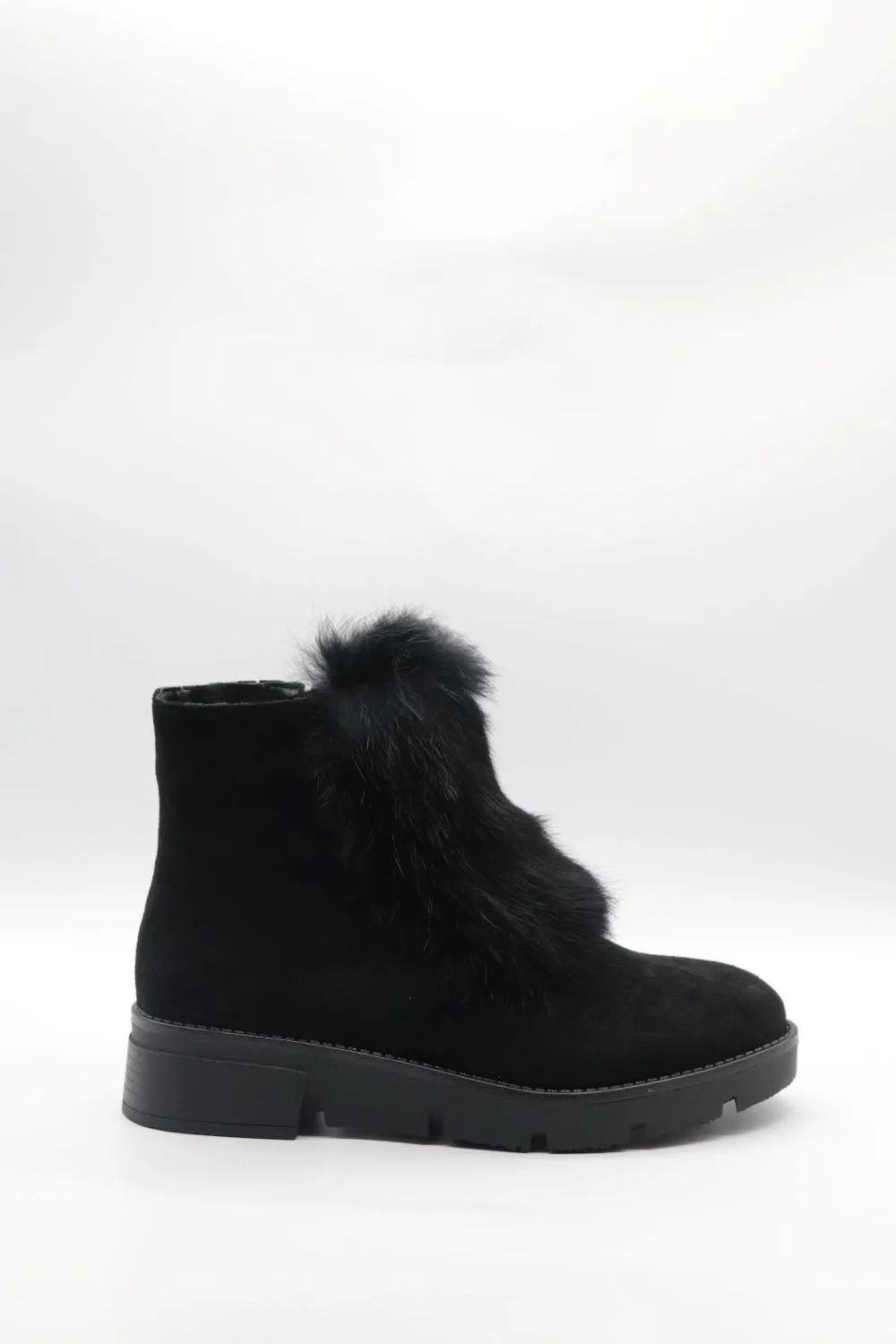 Fur Flat Boot
