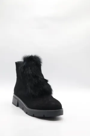 Fur Flat Boot