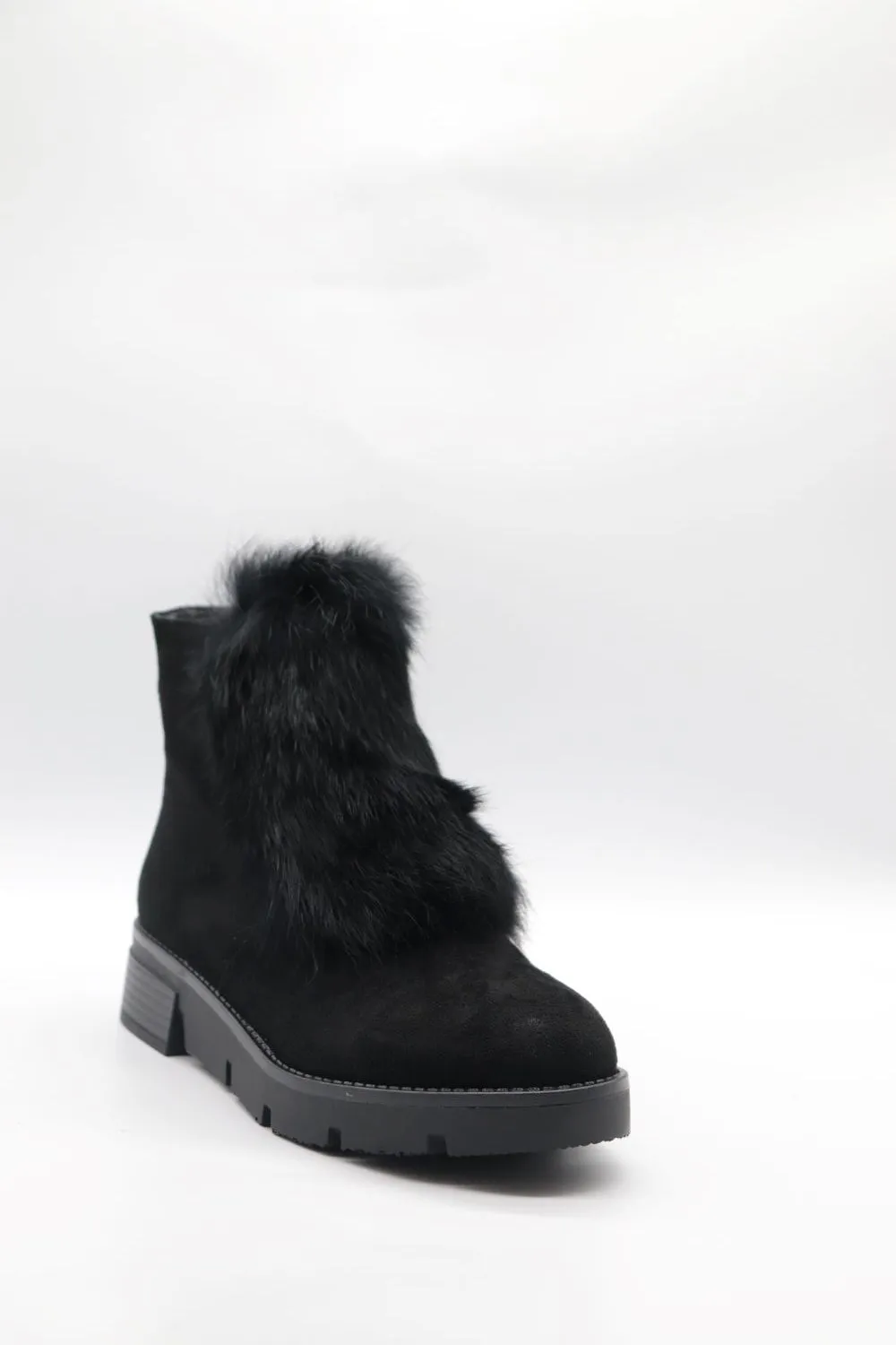 Fur Flat Boot
