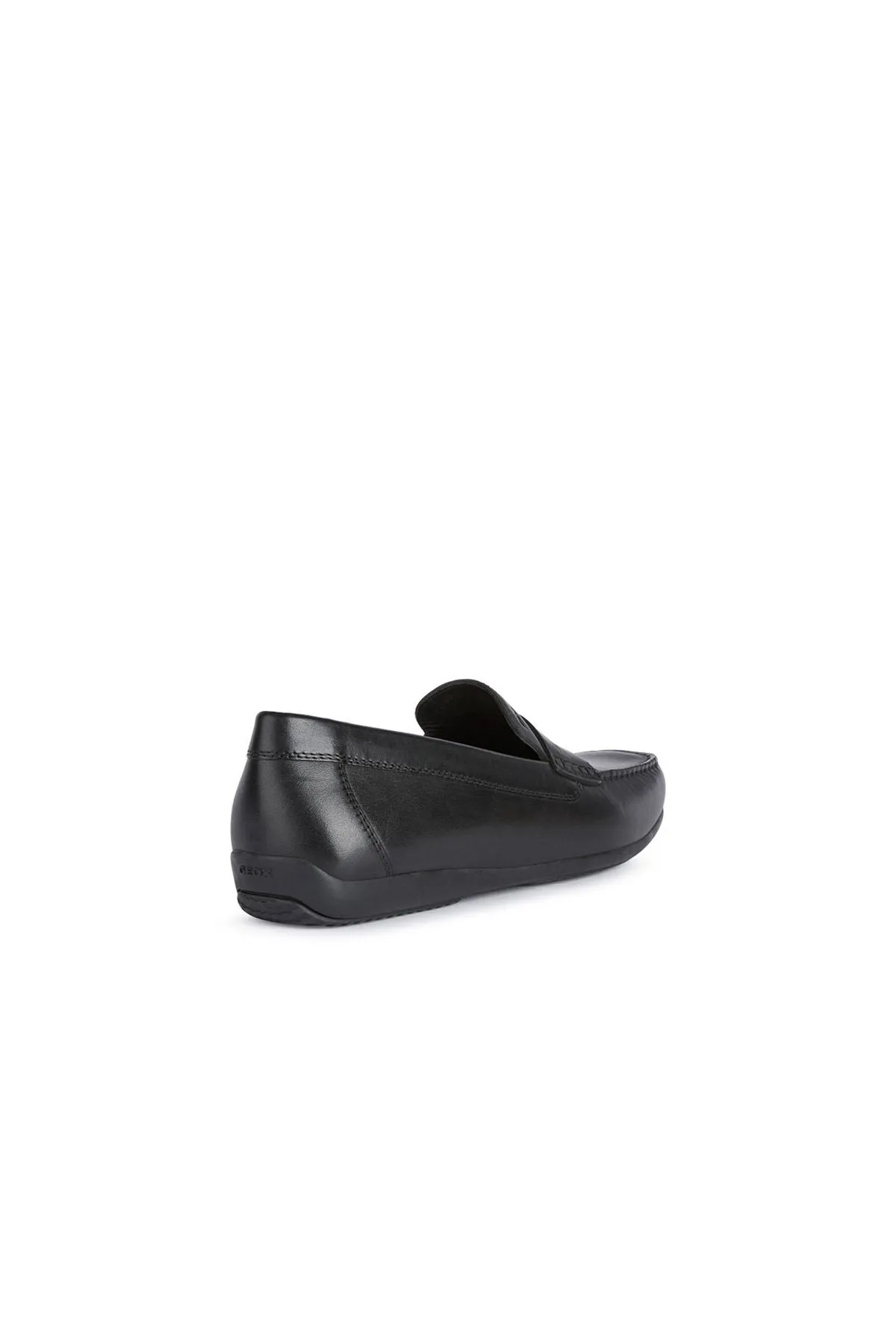 Geox Erkek Siyah Ascanio Deri Casual Loafer