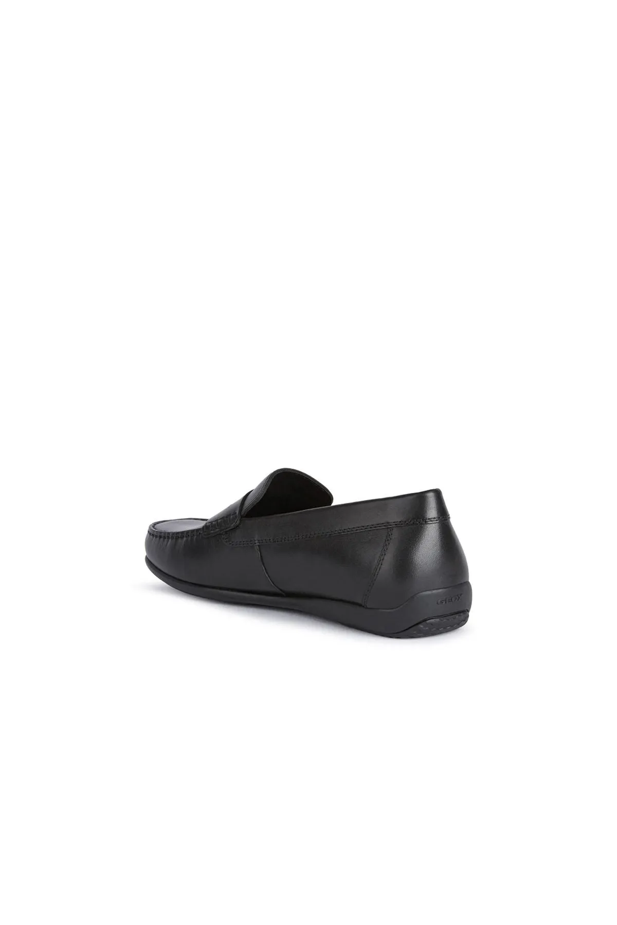 Geox Erkek Siyah Ascanio Deri Casual Loafer