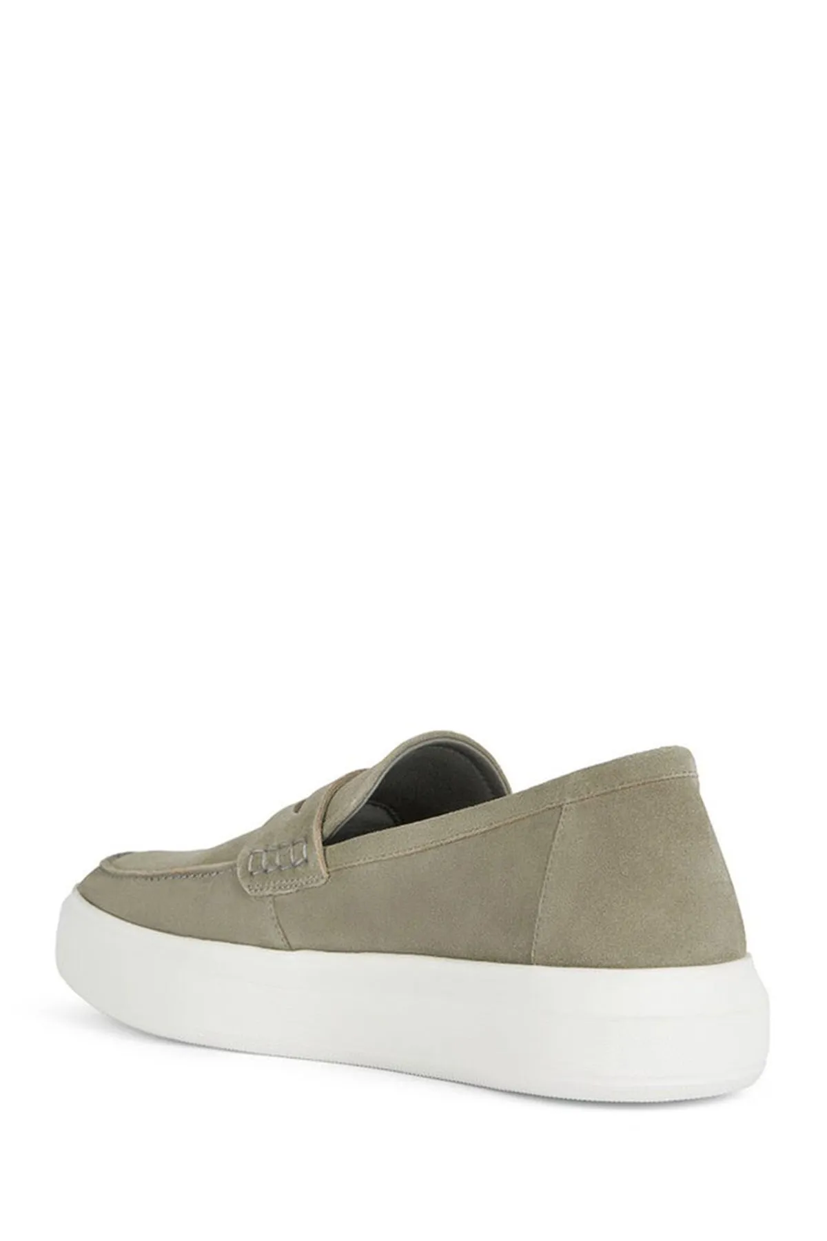 Geox Erkek Yeşil Deiven Süet Deri Casual Loafer