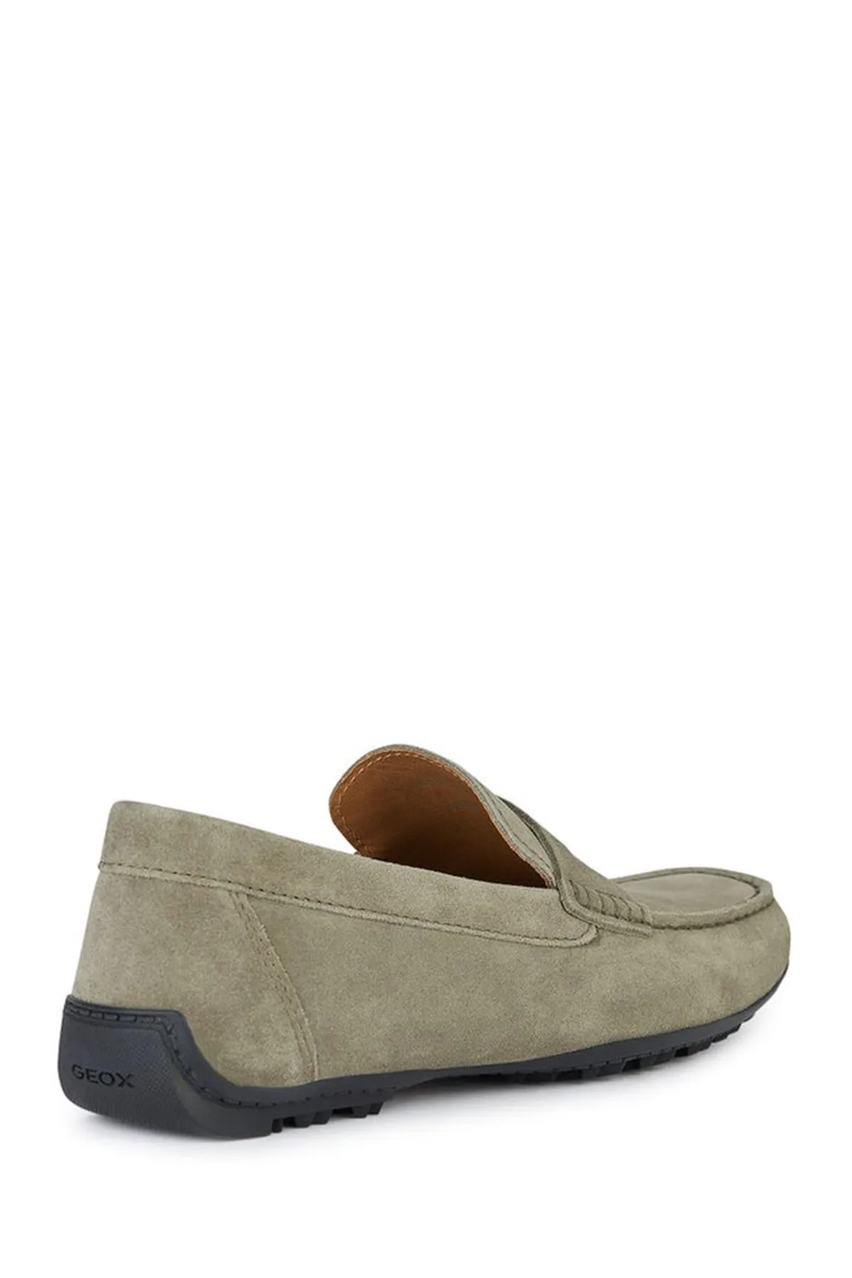 Geox Erkek Yeşil Kosmopolis   Grip Süet Deri Casual Loafer