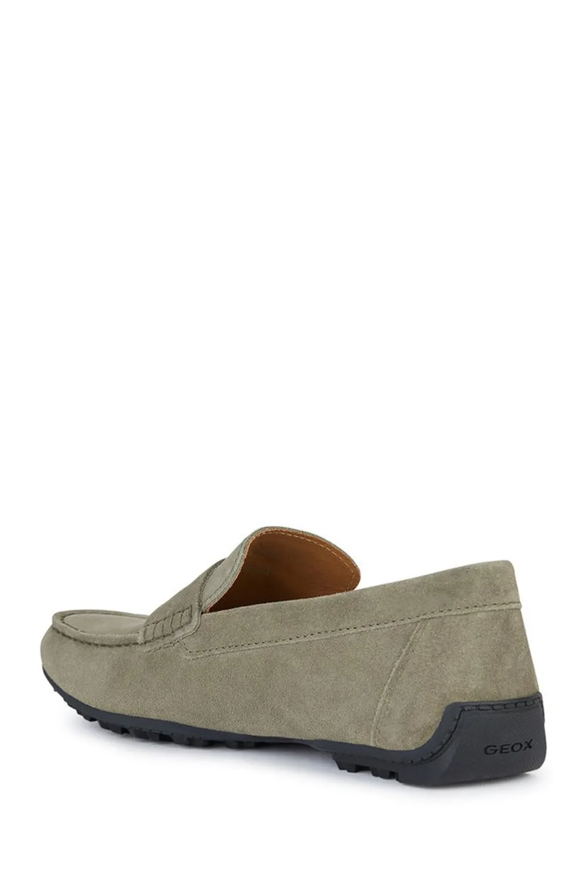 Geox Erkek Yeşil Kosmopolis   Grip Süet Deri Casual Loafer