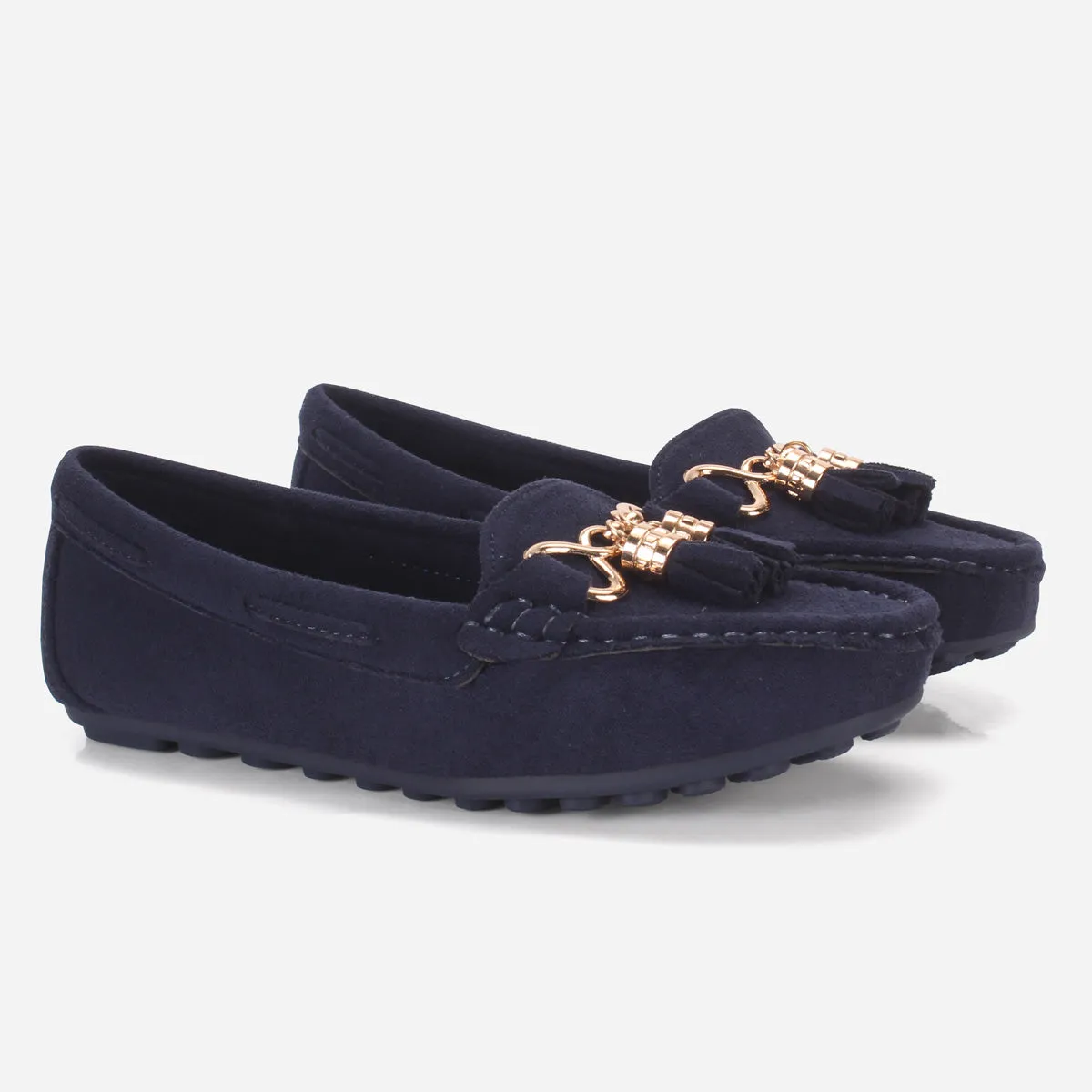 Girls "DOMINI" Bit Detailing Casual Moccasins