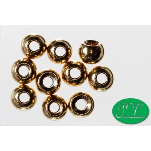 GRIP BRASS BEAD 2.7MM GOLD 30PKT